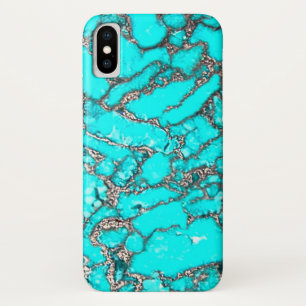 ターコイズ電話ケース12 iPhone X ケース