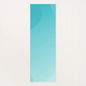 ターコイズ青 ヨガマット (裏面)
