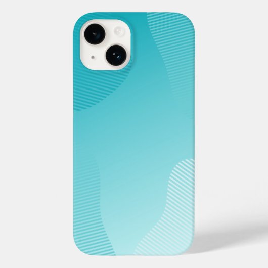 ターコイズ青 Case-Mate iPhoneケース (裏面)