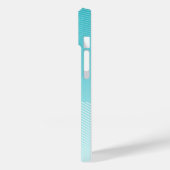 ターコイズ青 Case-Mate iPhoneケース (裏面 / 左)