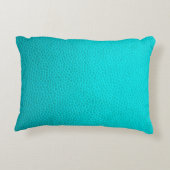 ターコイズ革の肌の肌の質感 アクセントクッション (裏面)