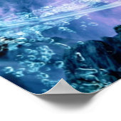 ターコイズ髪の人魚 ポスター (角)