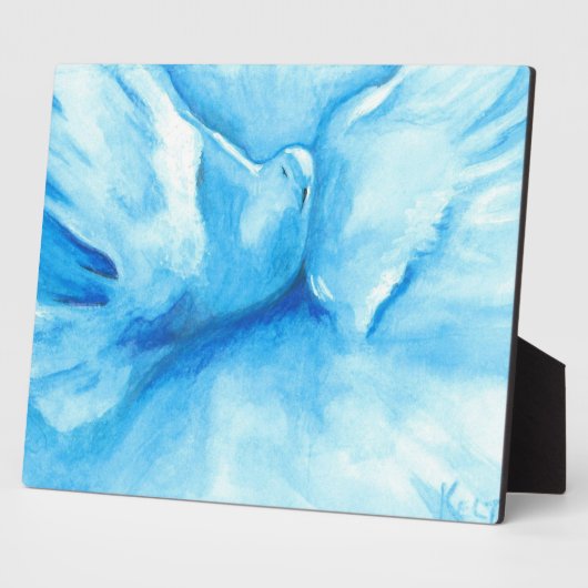 ターコイズ鳩斑 フォトプラーク (側面)