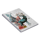 ターコイズ鹿のキノコ林 ノートブック (右側)