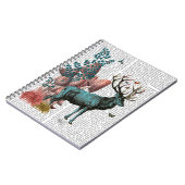 ターコイズ鹿のキノコ林 ノートブック (左側)