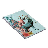 ターコイズ鹿の森2 ノートブック (右側)