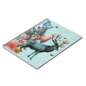 ターコイズ鹿の森2 ノートブック (左側)