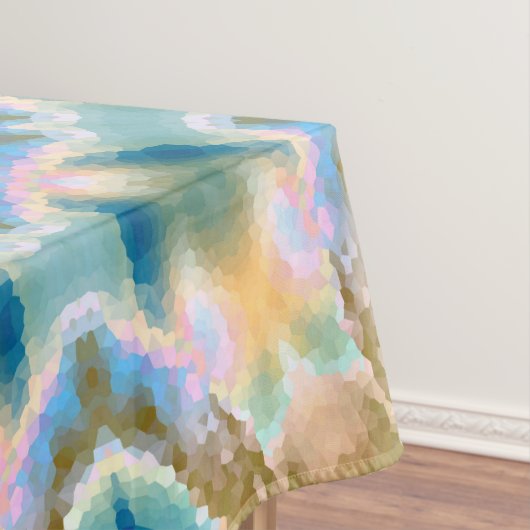 ターコイズ黄曼荼羅 テーブルクロス (インサイチュ)