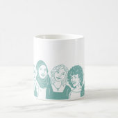 ターコイズ11ozマグカップ コーヒーマグカップ (中央)