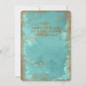 ターコイズ2 ~ 名刺 招待状 (裏面)