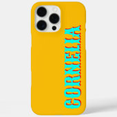 ターコイズ3D赤モダン名 | 琥珀おもしろい Case-Mate iPhoneケース (裏面)