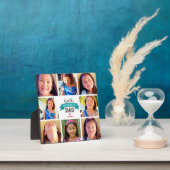 ターコイズ8フォトコラージュ世界一パパ フォトプラーク (インサイチュ)