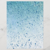 ターコイズ（ばちゃばちゃ）跳ねるスクラップブック作りクラフト紙 (正面)