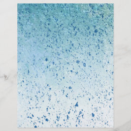 ターコイズ（ばちゃばちゃ）跳ねるスクラップブック作りクラフト紙