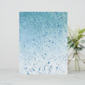 ターコイズ（ばちゃばちゃ）跳ねるスクラップブック作りクラフト紙 (スタンド正面)