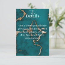 ターコイズ アゲート ゴールド キンツギ メニュー 封筒 カード