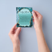 ターコイズ アゲート 偽箔 フライヤー (手)