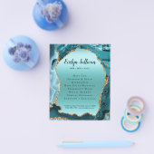 ターコイズ アゲート 偽箔 フライヤー (シングル)