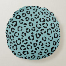 ターコイズ アニマル プリント