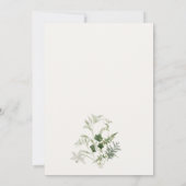 ターコイズ オレンジ グリーン カクテル 毎年記念日 招待状 (裏面)