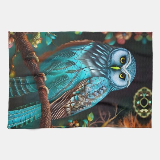 ターコイズ キッチンタオル (横)