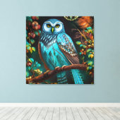 ターコイズ キャンバスプリント (インサイチュ (ウッドフロア))