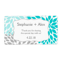 ターコイズ&グレームウォーターカスタマイズボトル！