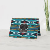 ターコイズ ココペリ ホリデー カード (裏面)