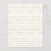 ターコイズ、サンゴ及び金ゴールドアルコールイ結婚ンク チラシ (裏面)