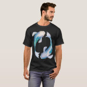 ターコイズ ゼン コイ Tシャツ (正面フル)