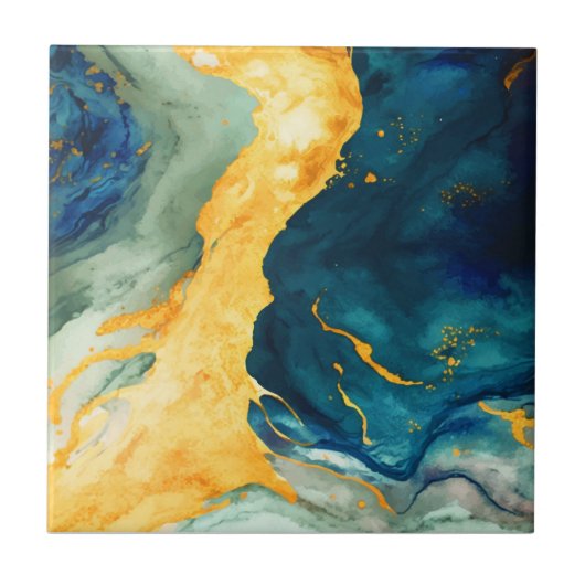 ターコイズ タイル (正面)