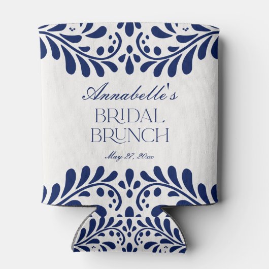 ターコイズ タラベラ タイル スペイン フィエスタ ブライダル ブランシュ 缶クーラー (裏面)