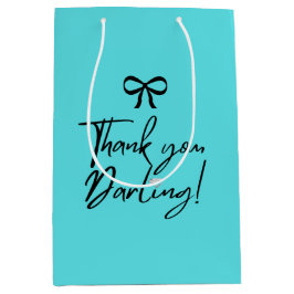 ターコイズ & ダイヤモンド ミディアムペーパーバッグ