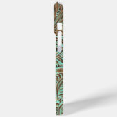 ターコイズ&チョコレートツールウェスタンプリント Case-Mate iPhoneケース (裏面 / 左)