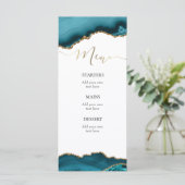 ターコイズ ティール アゲート メニュー (スタンド正面)