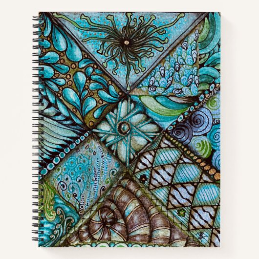 ターコイズ ノートブック (正面)