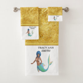 ターコイズ バスタオルセット