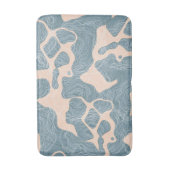 ターコイズ バスマット (正面縦)