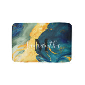 ターコイズ バスマット (正面)