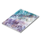 ターコイズ&パープルクォーツ結晶 ノートパッド (回転)