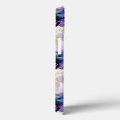 ターコイズ&パープルマーブル Case-Mate iPhoneケース (裏面 / 右)