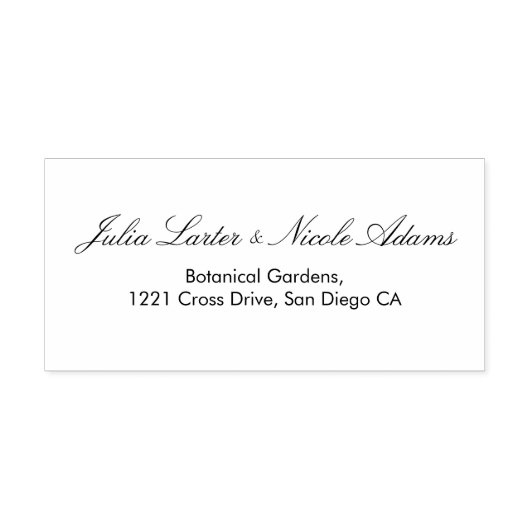 ターコイズ パープル イエロー 春の草原 花 結婚式 セルフインキングスタンプ (デザイン)