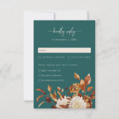 ターコイズ フォール 出欠カード (正面)