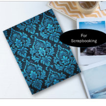 ターコイズ フラワー ブロケード ペーパー シート
