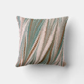 ターコイズ/ブラウン/アイボリー装飾用クッション クッション (裏面)