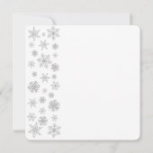 ターコイズ・ヘイズのウォーターカラークリスマスツリー ポップアート (裏面)