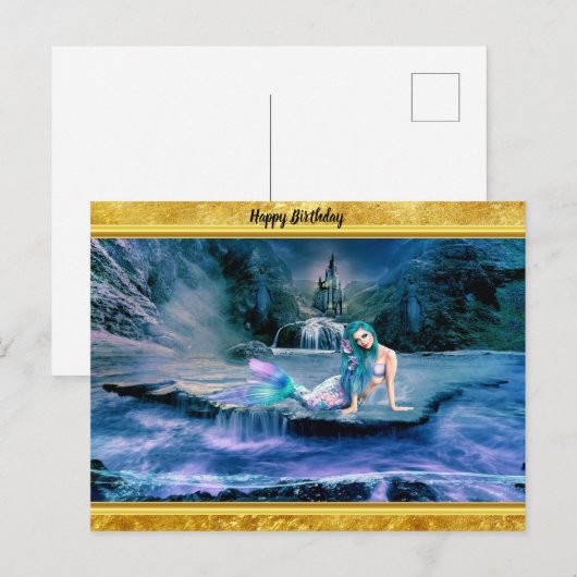 ターコイズ ポストカード (正面/裏面)