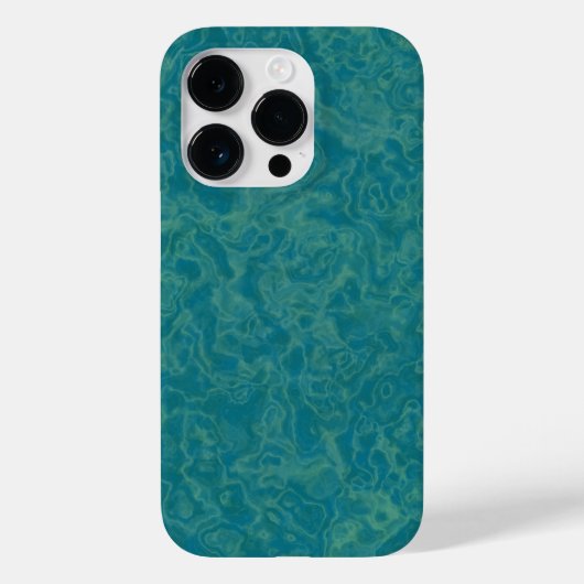 ターコイズ マーブル Case-Mate iPhoneケース (裏面)