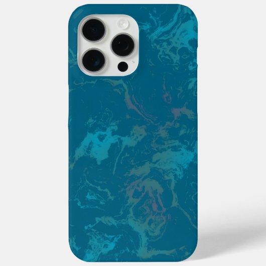 ターコイズ マーブル Case-Mate iPhoneケース (裏面)