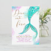 ターコイズ・マーメイドが5人の誕生日パーティーに飛び込む 招待状 (スタンド正面)